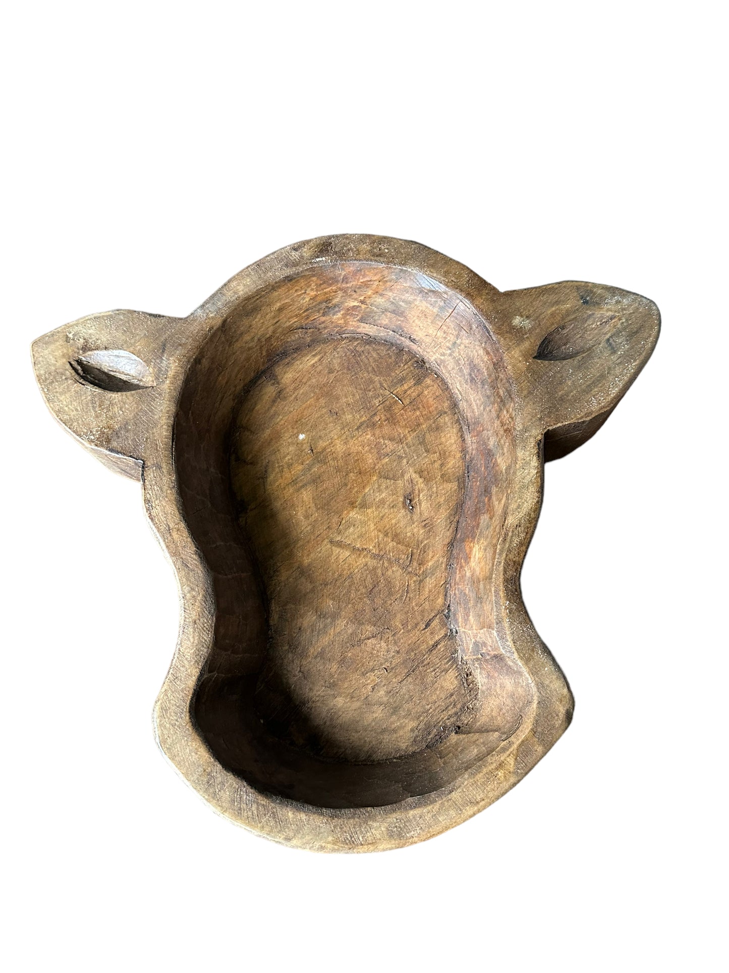 Empty Cow Dough Bowl- Cracked