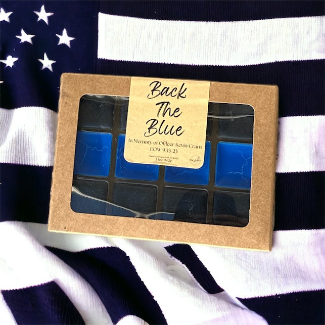 Back the Blue Wax Melts- Honoring Officer Kevin Cram