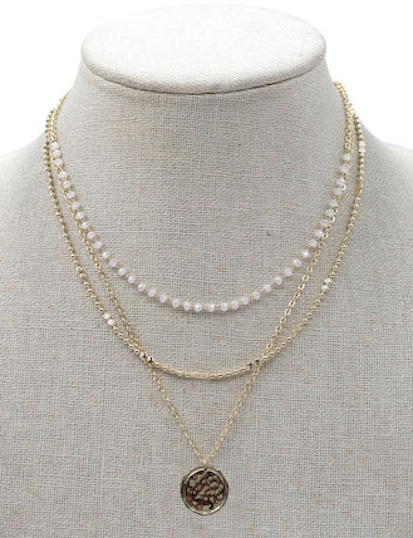 Baja White Opal Necklace