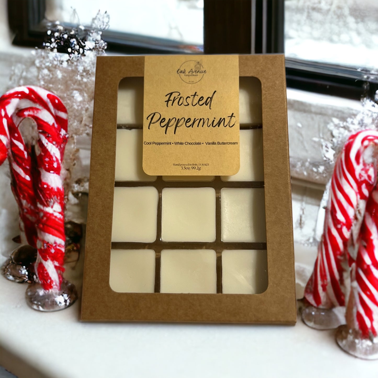 Frosted Peppermint Wax Melts